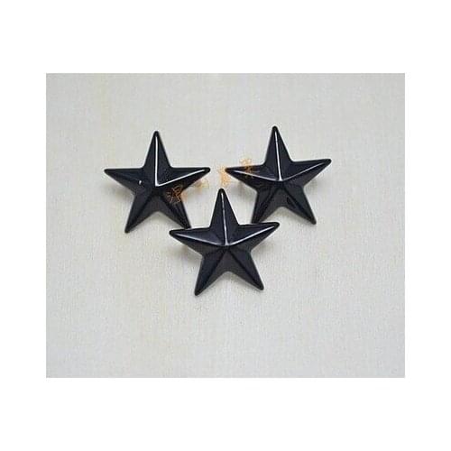 500pcs Black painted 15mm Star Studs Punk DIY Rivet for Clothing Shoes Bags Accessories/Free Shipping