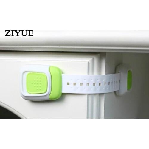 Free Shipping 10PCSChild Safety Baby Drawer Lock DoorInfant Hand Clamping Prevention Multifunctional Window Fixation