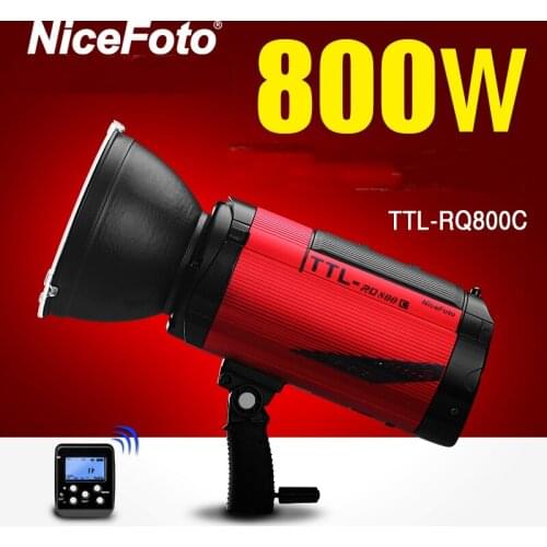 NiceFoto TTL-RQ800C TTL 2.4G Wireless GN78 HSS 1/8000S Studio Flash High Speed Speedlite with Transmitter for Canon DSLR Camera