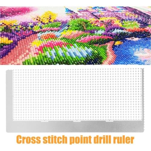Household Cross Stitch DIY Tools Round Diamond Painting Point Drill Nets Ruler Drilling Dots Drill Diy Tools