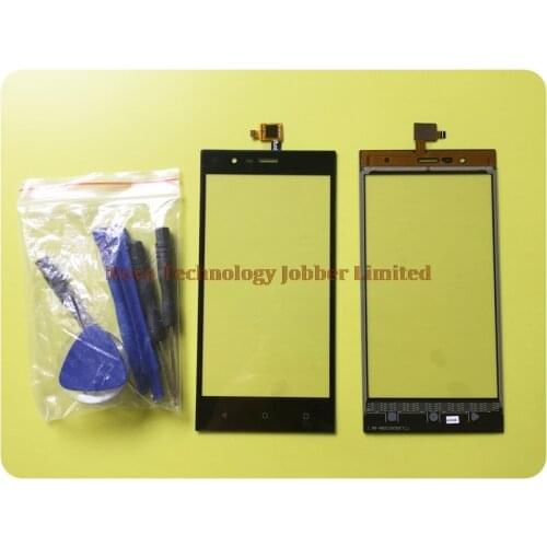 Wyieno Black Sensor For Highscreen Boost 3 SE / Boost 3 SE pro Touch Screen Digitizer Glass Panel Touchpad Replacement +Tracking