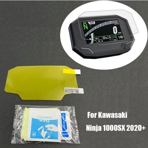 For Kawasaki Ninja 1000SX 2020+ Motorcycle Cluster Scratch Protection Film Blu-ray Speedo Cluster Screen Protector