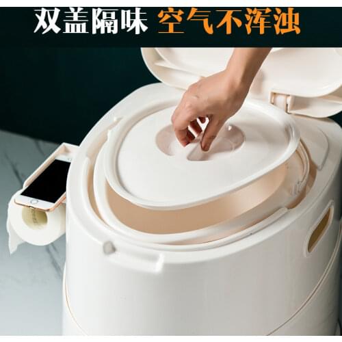 임신 한 여성을위한 이동식 화장실 화장실 노인을위한 휴대용 실내 타구 화장실 청소 시트