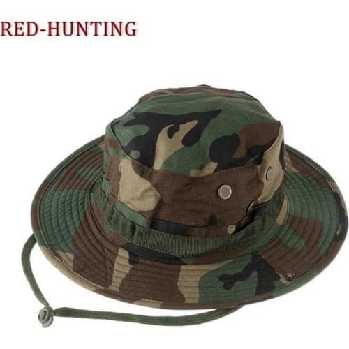 Camouflage Hiking Caps Army Camo Cap Tactical Adjustable Military Fishing Hats Outdoor