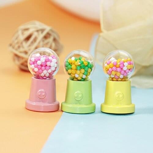 1:12 Scale Miniature Dollhouse Mini Colorful Candy Machine Pretend Play food for Barbies Doll Furniture Decration