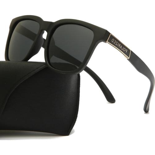 Brand Design Men Square Polarized Sunglasses Male Coating Driving Sun Glasses UV400 Sunglass Eyewear Shades Oculos de sol