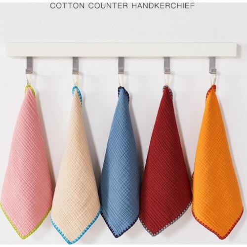 New One Piece Super Soft Cotton Neonatal Handkerchief Gauze Baby Saliva Towel Baby Washcloth 28 * 28CM