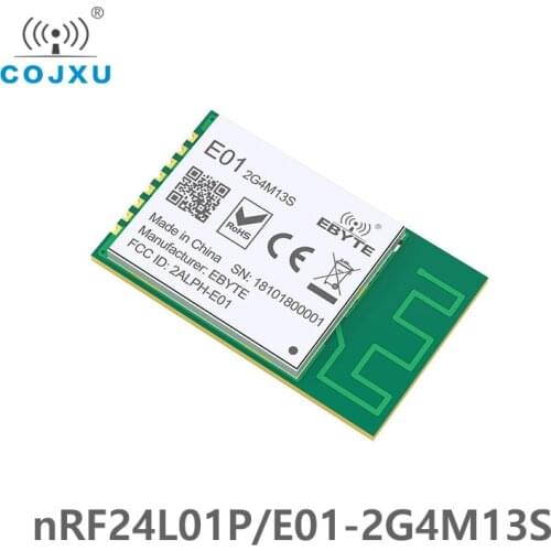 2.4GHz nRF24L01 PA LNA 13dBm Wireless SPI cojxu E01-2G4M13S nRF24L01P rf Wireless Transmitter and Receiver PCB Antenna