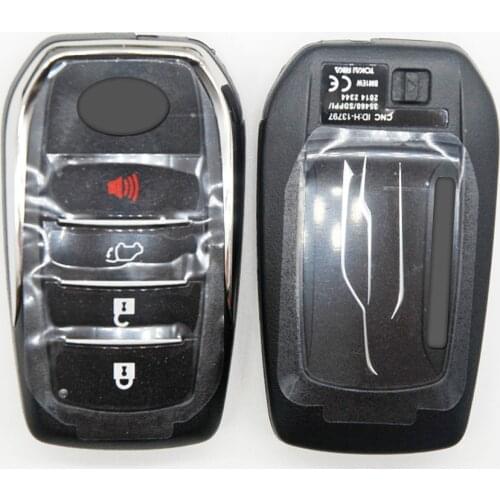 Original 4Buttons 433MHz Smart Remote Control Smart Key Intelligent Remote Control with 8A chip for Toyota Fortuner Free Ship
