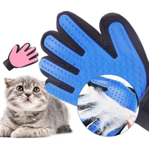 Cat Grooming Gloves Pet Brush Glove for Cat Dog Hair Remover Brush Dog Deshedding Cleaning Combs Massage Gloves Pets Acessorios
