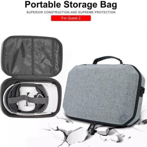 Portable Storage Box For Oculus Quest 2 Headset Travel Case Carrying Protective Case Hard EVA Storage Box Bag For Oculus Quest 2