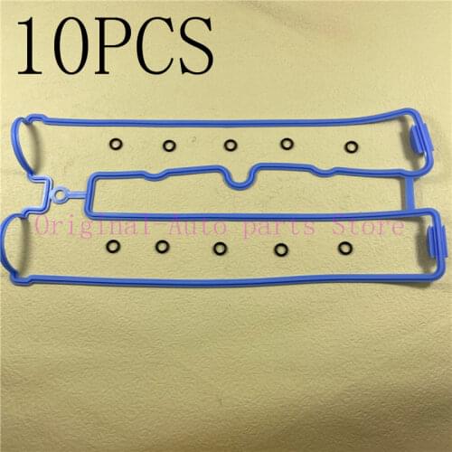 10PCS Valve Cover Gasket Rubber Blue GASKET 90501944 For DAEWOO LEGANZA Chevrolet Captiva Epica Opel Antara Astra 5488936
