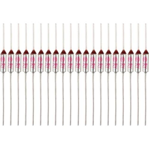 20Pcs / lot 184 240 Degrees Celsius RY184 TF 184 Degrees Celsius 10A 250 V Temperature Thermal Fuse New 2017