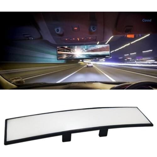 All Purpose Curve Rearview Mirror Convex Clear Surface Rear View Mirror Interior Clip On Mirror for Cars