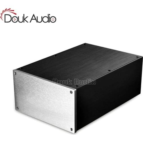 Douk Audio Aluminum Chassis Amplifier/Preamp/Tube Amp/DAC/Power Enclosure W220*H120*D311 mm