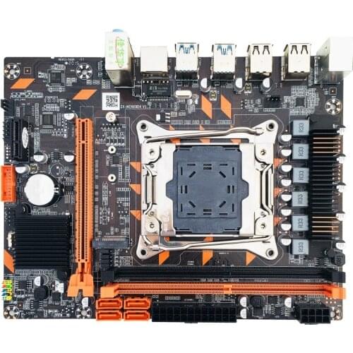 X99-Mini LGA2011-3 M-ATX Motherboard Core 5th 6th Xeon E5 E7 DDR4 2666 2400 2133 MHz Memory SATA3 HDD M.2 NVME SSD RJ49 RTL8111H