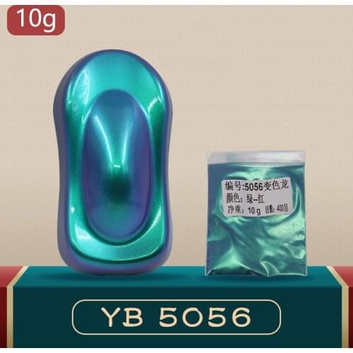 YB56 Chameleon Pigments Acrylic Paint Chameleon Powder Coating Dye for Cars Arts Crafts Nails Decora