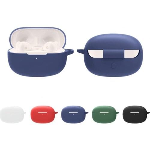 Protective Sleeve Non-fading Dust-proof with Buckle Bluetooth Earphone Protective Skin for EDIFIER Fitpods