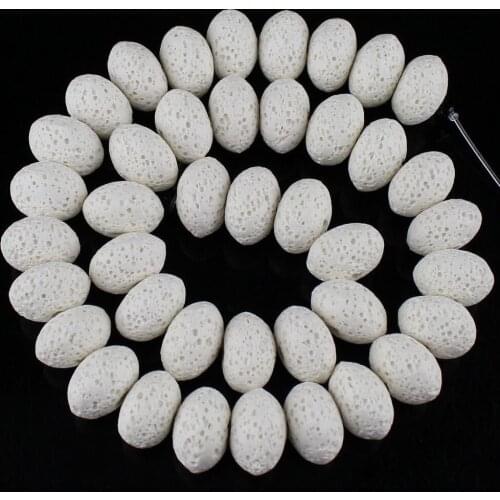 1 strand/lot) 15x10mm Lava Abacus Loose Beads Gem Stone Beads 15" 38 pieces/ strand Multi-color for you choose