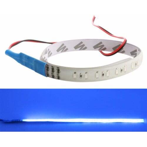 1PC 30cm DC 12V 3528 32LED Rider Knight Flash Strobe Scanner Neon Strip Light BL #kui