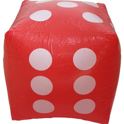 10pcs New Inflatable Dice Bar Party Favors Birthday Fun Interactive Game Props Children and Adults Toys Red Blue White