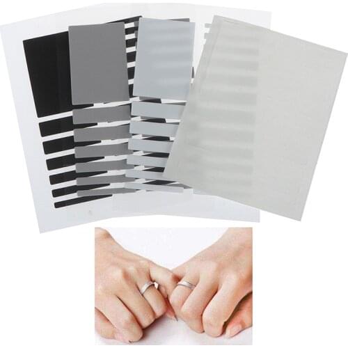 19 Pcs/Set Ring Size Adjuster Set Invisible Ring Inner Ring Sticker Size Adjustment Pad For Loose Rings Jewelry