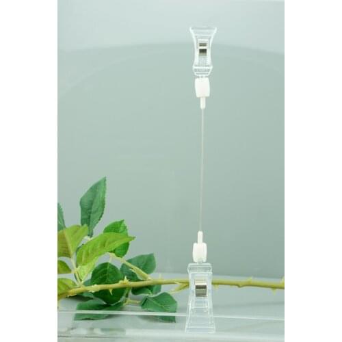 22mm Width 12mm Max Open Mouth Adjustable Direction Shops Advertise Pop Display Holder Clip Approx 23cm