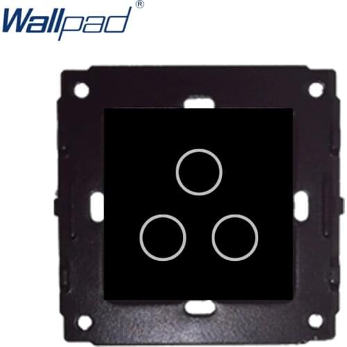 3 Gang 2 Wall Touch Switch Wallpad 3 Gang Touch ON/OFF Switch Function Key For Module only 55*55mm No switch Frame DIY Series