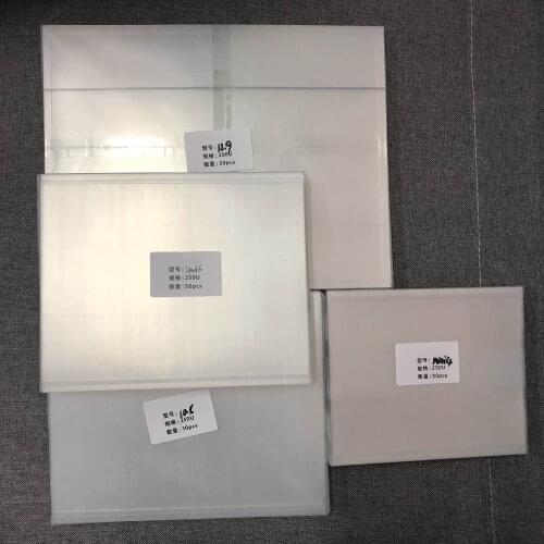 50/bag 250um OCA Glue Pad Mini 4 Mini 5 Air 2 3 Pro 9.7 2017 For iPad 7 8 10.2 inch LCD Glass Touch Refurbish Repair OCA Film