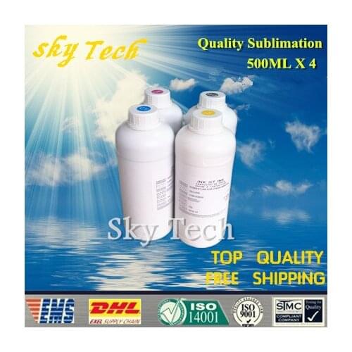 500ML*4 Sublimation ink For Epson Printer and printer with Epson print head , For T-shirt phone shell mugs and etc