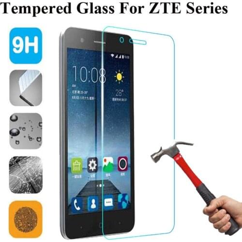 9H HD Clear Not Full Tempered Glass For ZTE Blade A510 A512 A452 GF3 L3 L6 L110 V6 V7 X3 X5 X7 X9 S6 D6 Z9 Z11 Screen Protector
