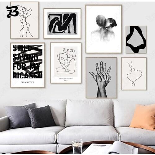 Abstract Graffiti Figures Painting Wall Art Canvas Painting Nordic Posters and Prints Wall Pictures for Living Room Decoration