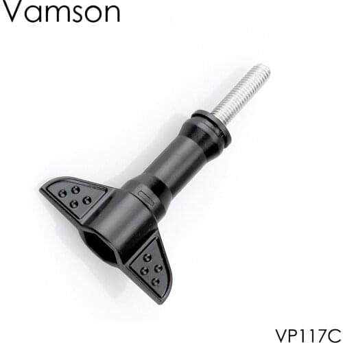 Vamson Accessories for Gopro 6 5 4 Kit Long Thumb Knob Bolt Nut Screw for Xiaomi YI 4K for SJCAM for Eken Action Camera VP117C