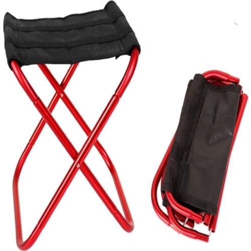 Aluminum folding stool folding chair portable fishing stool beach chair stool