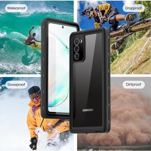 For Samsung Galaxy Note 20 Ultra Case IP68 Waterproof Shockproof Heavy Duty 360 Full Protection Cover For Samsung S20 Ultra Plus