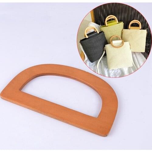 Wooden natural bag handle, DIY replacement, bag making, wooden semicircular bag handles, bag frame, bag handles, bag strap