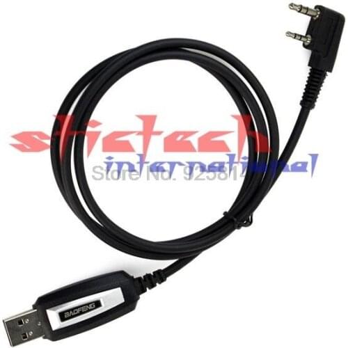 By dhl or ems 200 pcs BAOFENG USB Programming Cable 2 Pins for Radio PUXING WOUXUN TYT BAOFENG BF-888S J1506A Alishow