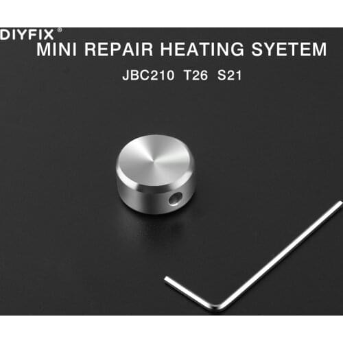 DIYFIX Miniature Heating Table For JBC210 T26 S21 Iron Tip IC Motherboard Soldering Heat Repair