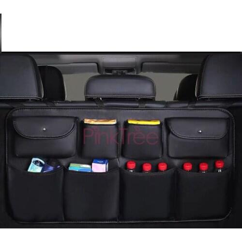 For Mercedes-Benz Vito W447 V Class V260 Car Rear Seat Back Storage Bag Multi-use Car Trunk Organizer Accessories