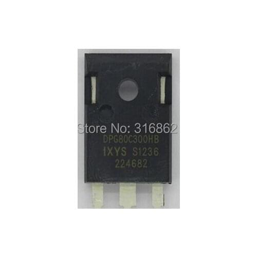 DPG80C300HB DPG80C300 80C300HB 300V 80A TO-247 ROHS ORIGINAL 10PCS/lot Free Shipping Electronics composition kit