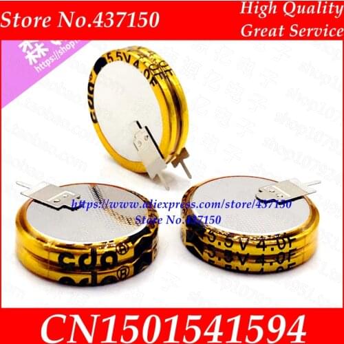 GOLDEN 5.5V 0.22F 0.33F 0.47F 1F 1.5F 4F 5F V SRT type super farad capacitor