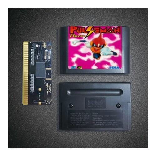 Pulseman - 16 Bit MD Game Card for Sega Megadrive Genesis Video Game Console Cartridge