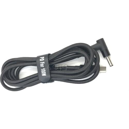 USB C Type C to 6.0*3.7mm Laptop Charging Adapter Cable Cord 100W USB Type C PD Power Adapter Plug Converter for Asus Laptop PC