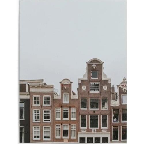 HD Print Painting Home Decoration Canvas Building Poster Modular Scenery Pictures Modern Living Room No Framework Wall Artwork