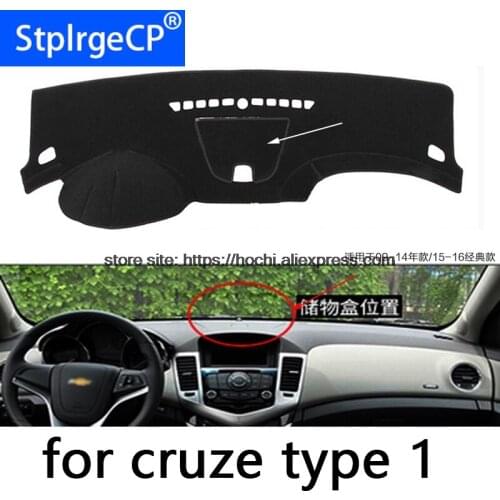 HochiTech for chevrolet cruze 2009-2016 dashboard mat Protective pad Shade Cushion Photophobism Pad car styling accessories