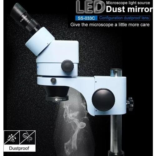 Sunshine Microscope 36 LED White Light Source Dust-Proof Mirror Anti Fume Protector Doubling Magnifier