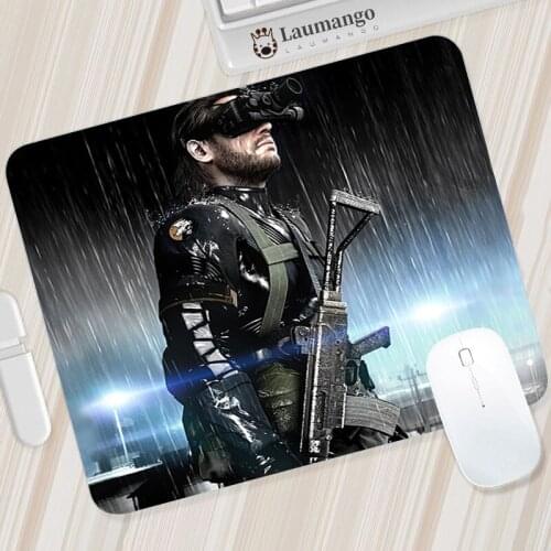 Kawaii Mouse Pad Metal Gear Solid Mouse Mat Gamer Complete Cheap Gaming Laptop Mousepad Anime Computer Accessories For Office