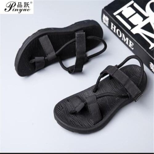 Men sandals 2018 Summer men Outdoor Beach Sandals flat unisex summer shoes high quality Back sandalias mujer size 35--45