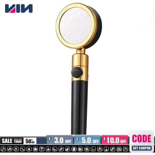 Aluminium 360 Degree Rotating Rain Shower Filter Head High Pressure Universal Adjusting Nozzle Bathroom Bath Showerhead Spa