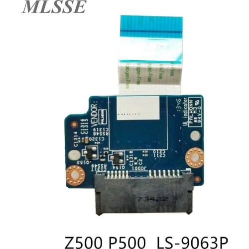 New Original For Lenovo IdeaPad Z500 P500 DVD Connector Board with Cable LS-9063P Fast ship